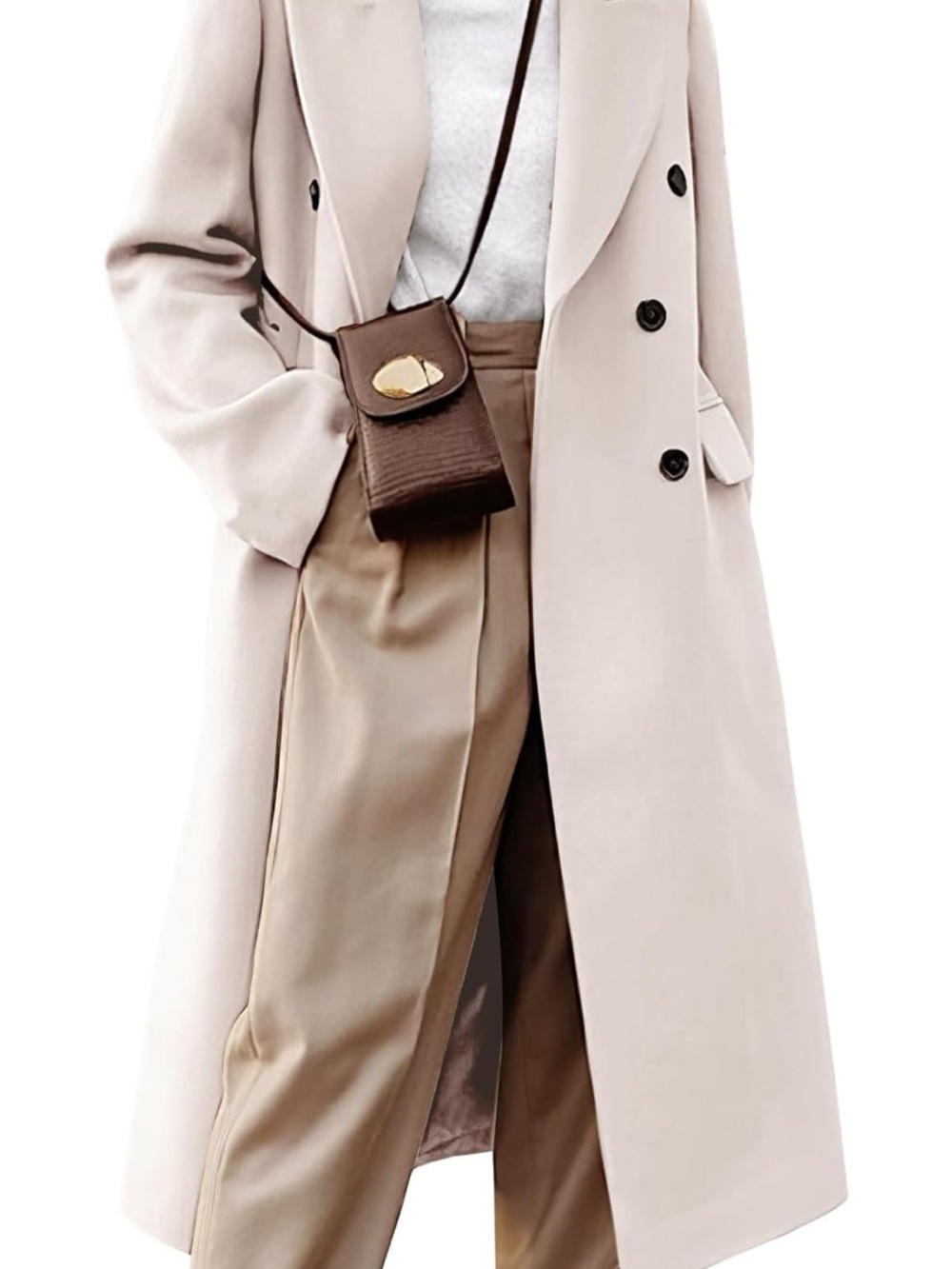 Women's double breasted peacoat